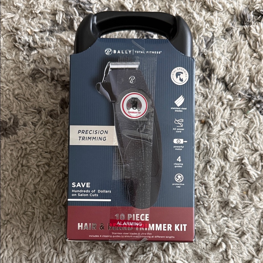 Bally Total Fitness Hair Clipper Kit - Black and Silver